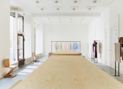 Inspired by home, Tekla opens a serene first store in Copenhagen’s historic Egmont Building