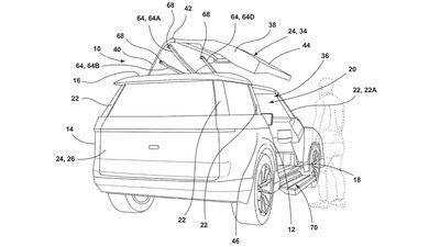 Ford Files Patent For Gullwing SUV Door That Opens To One Side