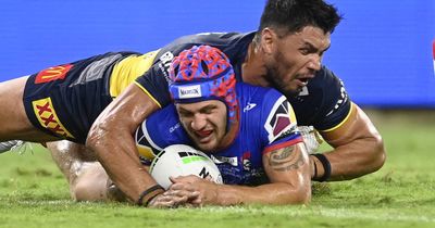 Kalyn Ponga returns off the bench in Newcastle's 18-16 loss to North Queensland