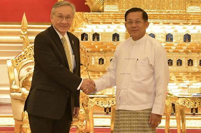 Foreign minister Don meets Myanmar junta chief