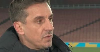 Manchester United great Gary Neville outlines Man City treble fear