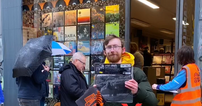 Vinyl enthusiast camped outside shop for 20 HOURS ahead of Record Store Day