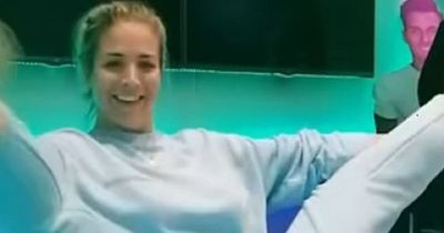 Gemma Atkinson says she's 'too common'' to live in Alderley Edge as she sends hilarious welcome home message to Gorka