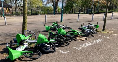 Anger at new Nottingham electric bikes 'littering streets' as bad riders to be fined and banned
