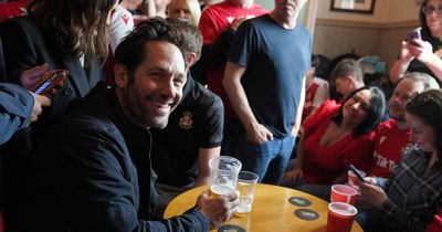 Paul Rudd stuns Wrexham fans as he joins in with promotion celebrations