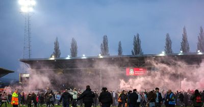 The moment Wrexham returned to the Football League and fans went wild