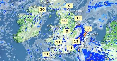 UK weather: 'Heavy rain' warning on Sunday with up to two inches of snow forecast