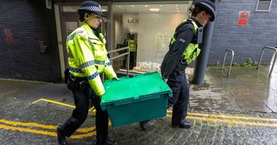 SNP fraud investigation cops looking at burner phone sim cards, luxury pens and fridge freezer