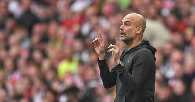 Pep Guardiola's instant reaction to Man City goal said more than any press conference