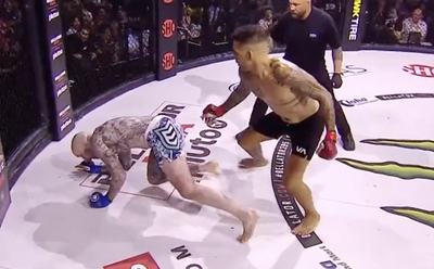 Bellator 295 results: Yancy Medeiros batters Charlie Leary, gets submission after wild firefight