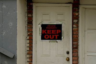 The front door, threshold of welcome — and perilous border