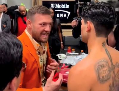 Video: Conor McGregor meets with Ryan Garcia, shares uplifting words after loss to Gervonta Davis