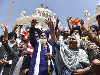 Indian police have arrested a Sikh separatist leader who had been on the run