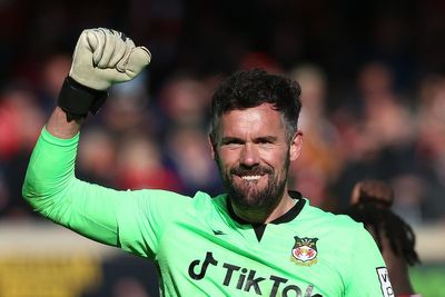 This is bonkers – Ben Foster clings to GoPro after Wrexham pitch invasion