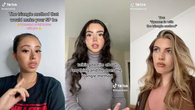 Introducing The Triangle Method, A Flirting Technique That’s Sending TikTok Into A Toey Tizzy