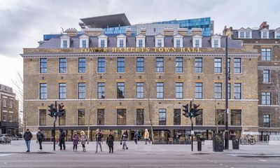 Tower Hamlets town hall review – an old hospital immaculately stitched up