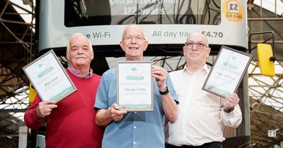 Nottingham City Transport bus drivers with combined 122 years behind wheel retire