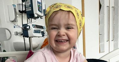 Family's lives turned 'upside down' after toddler's stomach pains diagnosed as rare cancer