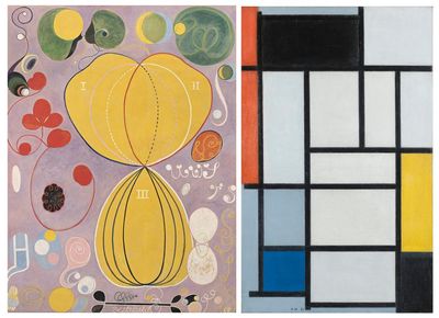 Hilma af Klint & Piet Mondrian: Forms of Life review – a thrillingly odd couple