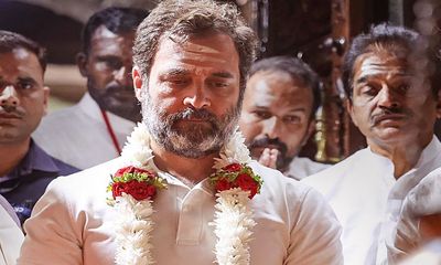 Rahul Gandhi pays obeisance to social reformer Basaveshwara on 'Basava Jayanti' in Karnataka