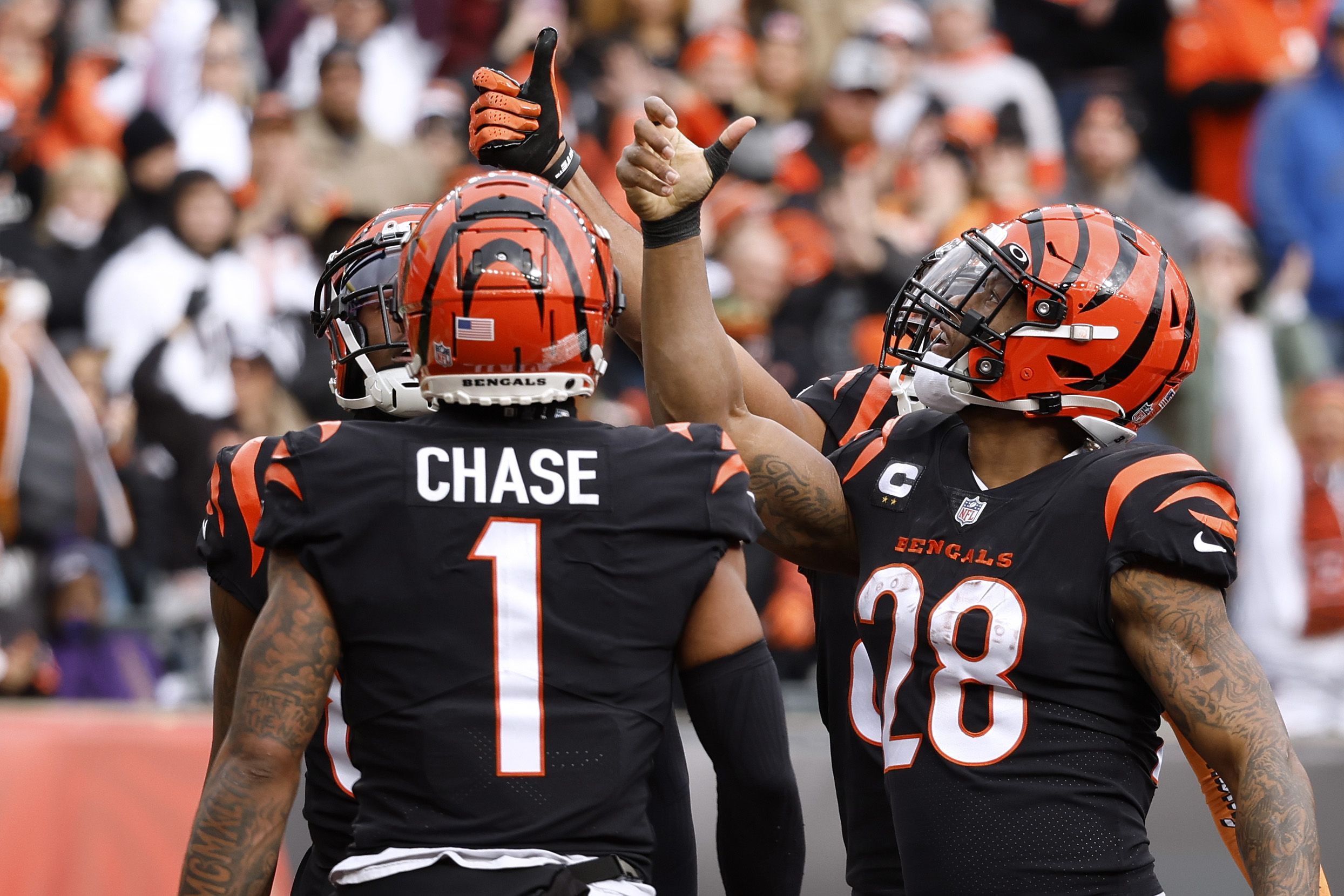 Bengals depth chart before 2023 NFL draft