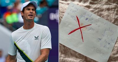 Andy Murray reveals savage letter from daughter, 5, after 'disastrous' coaching session