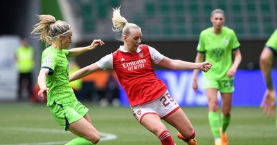 Arsenal Women fight back from 2-0 down in first leg of Champions League to draw at Wolfsburg