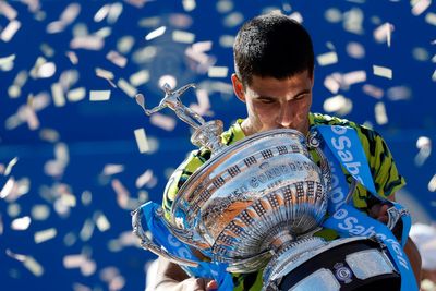 Carlos Alcaraz emulates Rafael Nadal record with Barcelona Open victory