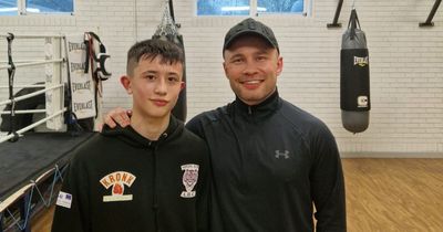 Carl Frampton says Midland ABC youngster is 'inspiration' for others to follow