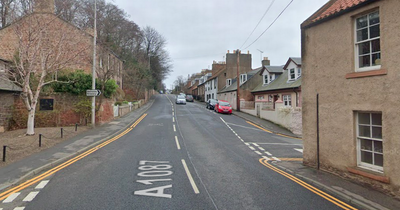 Elderly cyclist rushed to hospital after crash with car in Scots town