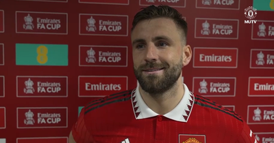 Luke Shaw explains what he was thinking as Victor Lindelof took penalty for Manchester United vs Brighton