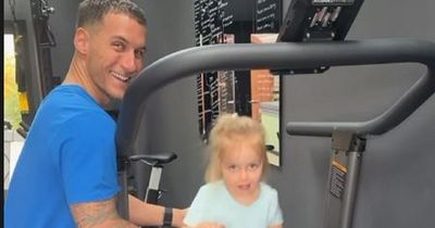 Gemma Atkinson shares video of three-year-old daughter Mia working out on a treadmill as she follows in her mum's footsteps