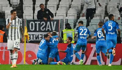 Raspadori smashes Napoli past Juve and to the brink of title glory