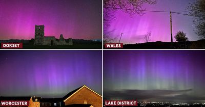 Northern Lights dazzle across UK: Everywhere that may have seen stunning aurora last night