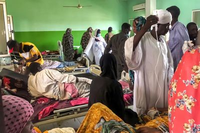 Stench of death engulfs Sudan hospitals, but leaving is mortal danger