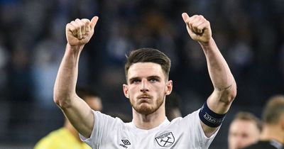 Declan Rice issues 10-word message to West Ham fans amid Arsenal and Chelsea transfer links