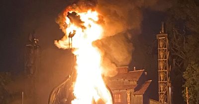 Shock at Disneyland as Maleficent dragon catches fire during parade