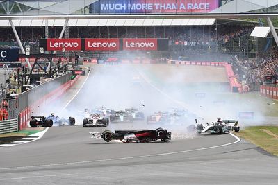 Silverstone modifies Turn 1 run-off in response to scary Zhou F1 crash