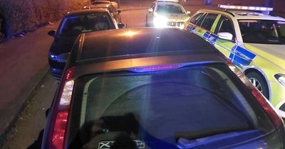 Suspected home raiders lead police on a high speed car chase in Glasgow