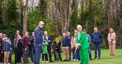 Padraig Harrington opens brand new free golf putting green at Marlay Park