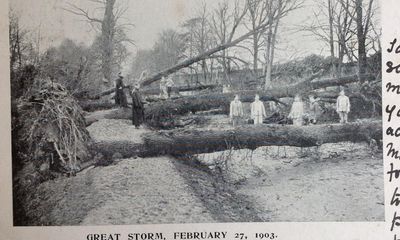 1903 Storm Ulysses one of windiest ever in England and Wales, shows analysis