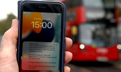 Why did some people get the UK emergency alert late – or not at all?