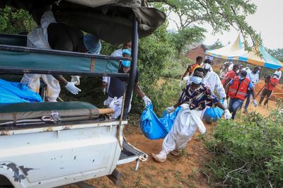 Kenya police warn more bodies likely to be found after 58 discovered in graves linked to ‘starvation cult’