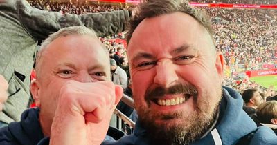 Arena bomb survivor Martin Hibbert treats paramedic who saved his life to a day out at Wembley cheering on Manchester United