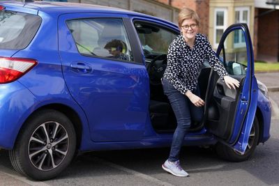 Nicola Sturgeon seen smiling after driving lesson as Tories demand her suspension