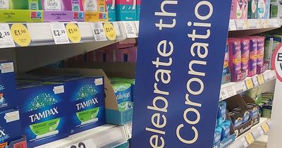 Tesco customers left in stitches after shop marks King's Coronation with tampon display