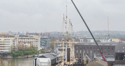 Bristol's SS Great Britain is looking ship shape after having a new mast fitted