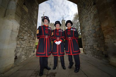 Beefeaters at the Tower unveil new uniform for King’s reign ahead of coronation