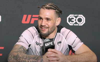 Christos Giagos thinks he saved job with 95-second KO win at UFC Fight Night 222: ‘I knew I was in danger’