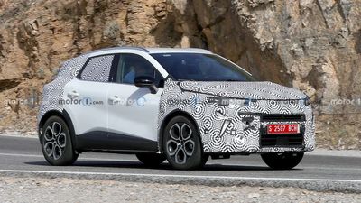 Refreshed Renault Captur Spied Hiding Updated Nose